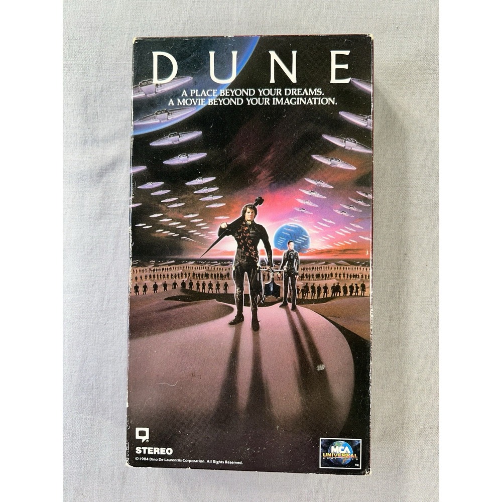 Vintage DUNE VHS, 1990, MCA Universal Home Video VHS
